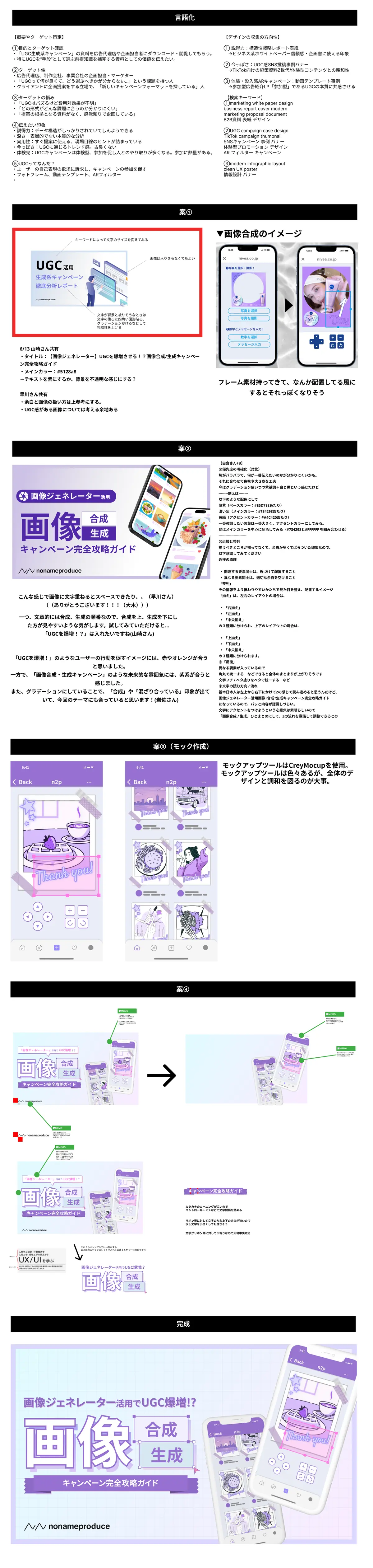 画像合成・生成キャンペーン資料のサムネイルができるまで